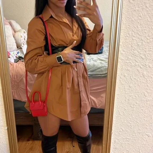 Black wide corset belt faux leather harness suspenders steampunk waist belt - Picture 10 of 15